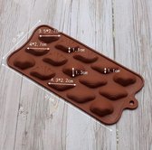 Bol.com Siliconen Chocoladevorm Snoepjes Schelpen - Chocolade Mal Fondant Bonbonvorm - 15 Stuks aanbieding