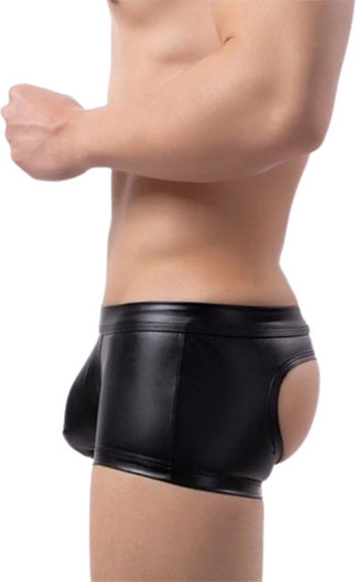 Heren ondergoed billen onderbroek string-G-broek voor mannen zwart
