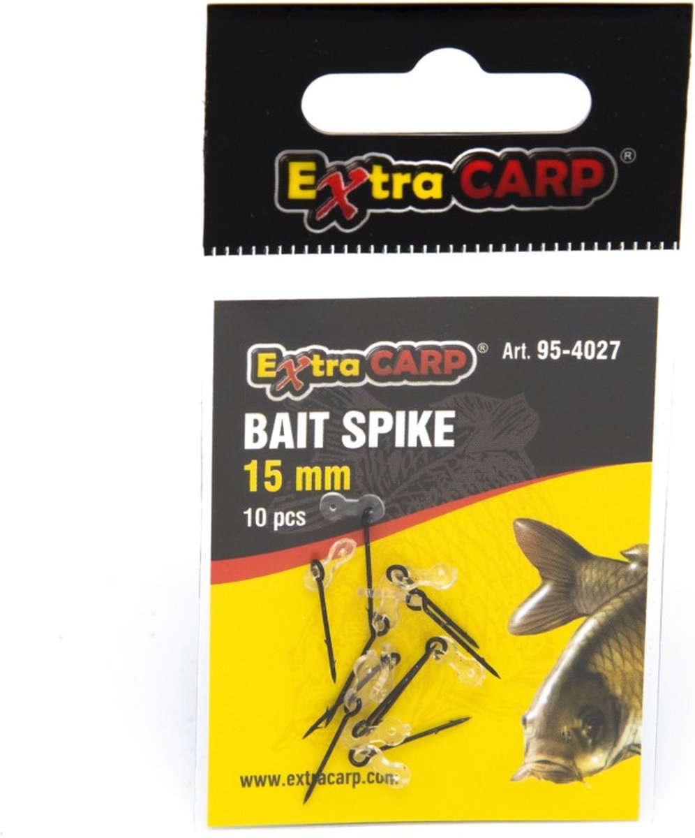 EXC Bait Spike - 15mm - 10 stuks - voor Karper/Witvis/Method Feeder Onderlijn - Rigmateriaal - Bait pin