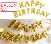 Gelukkige verjaardag brief ballonnen, 40cm lang. Gouden kleur. Geweldig voor elk verjaardagsfeestje. Gelukkige verjaardag ballonnen.