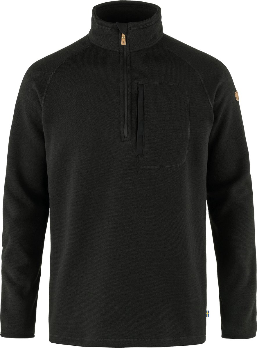 Fjällräven Övik Fleece Half Zip M Zwart