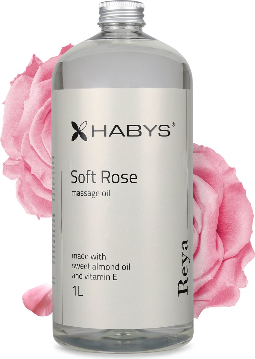 Goedkoopste HABYS massageolie Soft Rose 1 liter