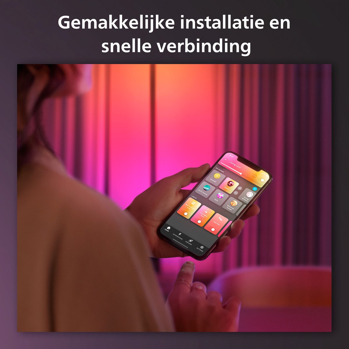 Philips Hue Centura inbouwspot - wit en gekleurd wit - 3-pack - zwart - rond - GU10 — afbeelding 7