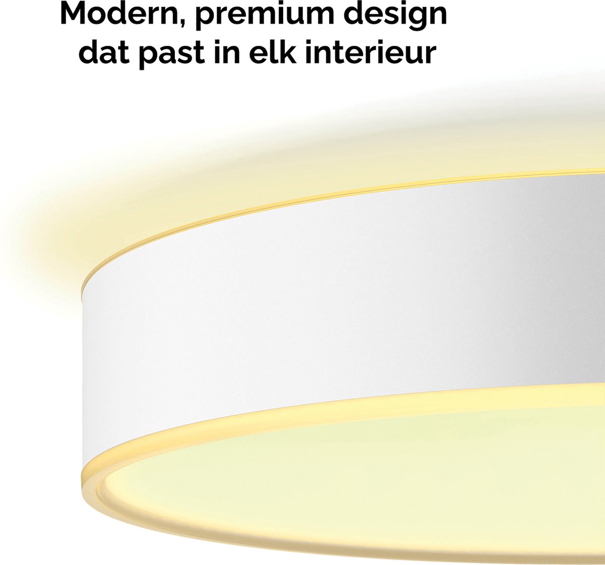 Philips Hue Enrave plafondlamp - warm tot koelwit licht - wit - 38cm - 1 dimmer switch — afbeelding 3