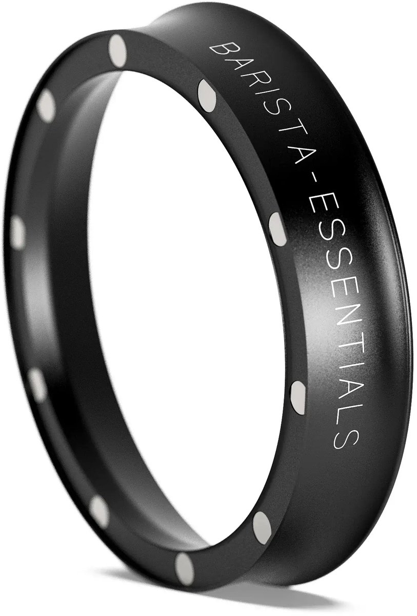 Doseerring – 58mm – Zwart – Dosing Funnel – Doseerring Koffie - Quick Mill – Espressomachine - Barista Essentials