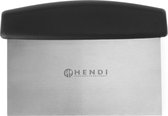 HENDI Ergonomische deegsteker – roestvrij staal – 150x110 mm – vaatwasmachinebestendig