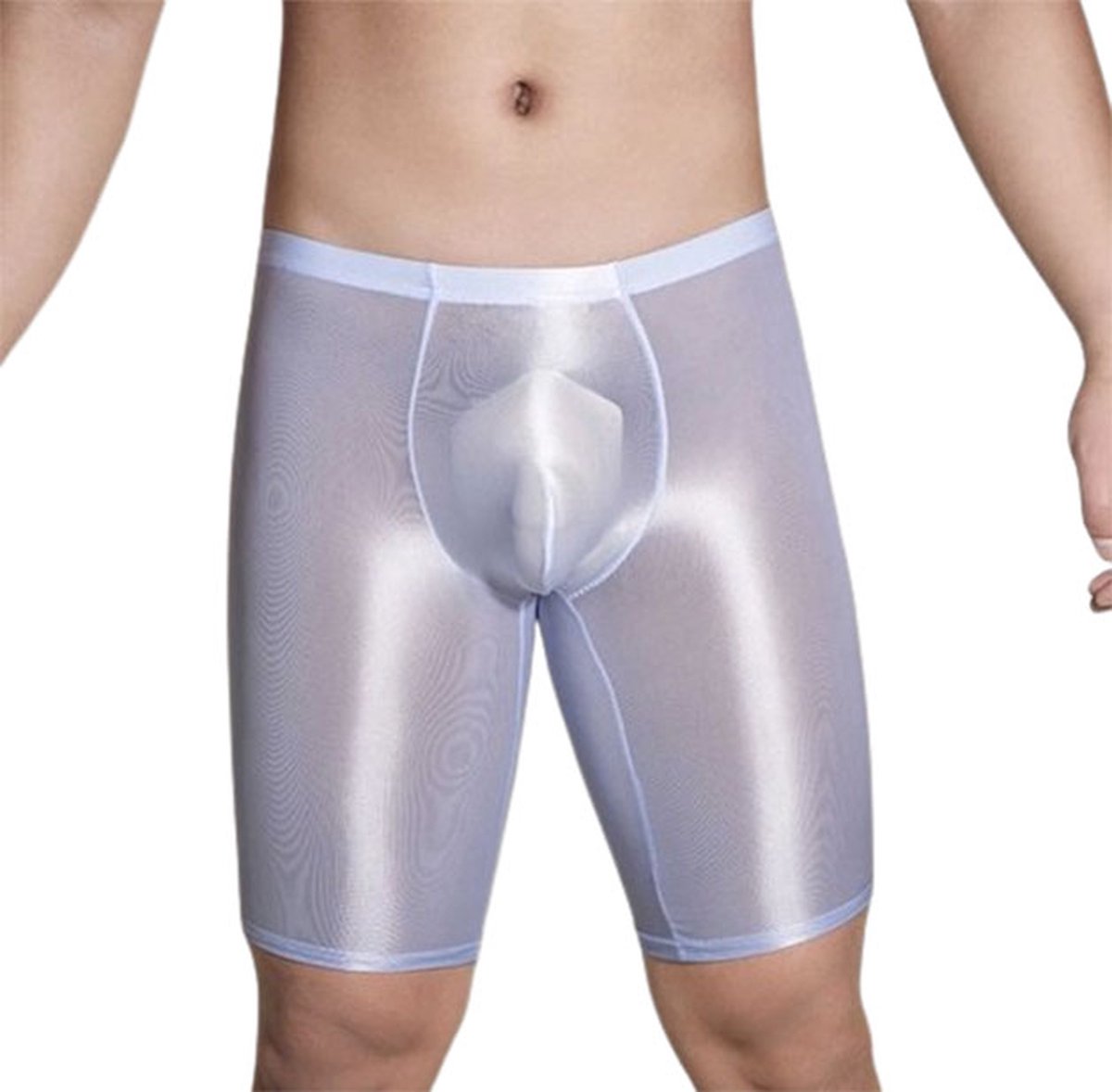 Goedkoopste Erotische transparante heren short - Korte broek - Stretch - One size - Sexy heren lingerie - Uitdagende look - Goede kwaliteit