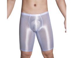 Erotische transparante heren short - Korte broek - Stretch - One size - Sexy heren lingerie - Uitdagende look - Goede kwaliteit
