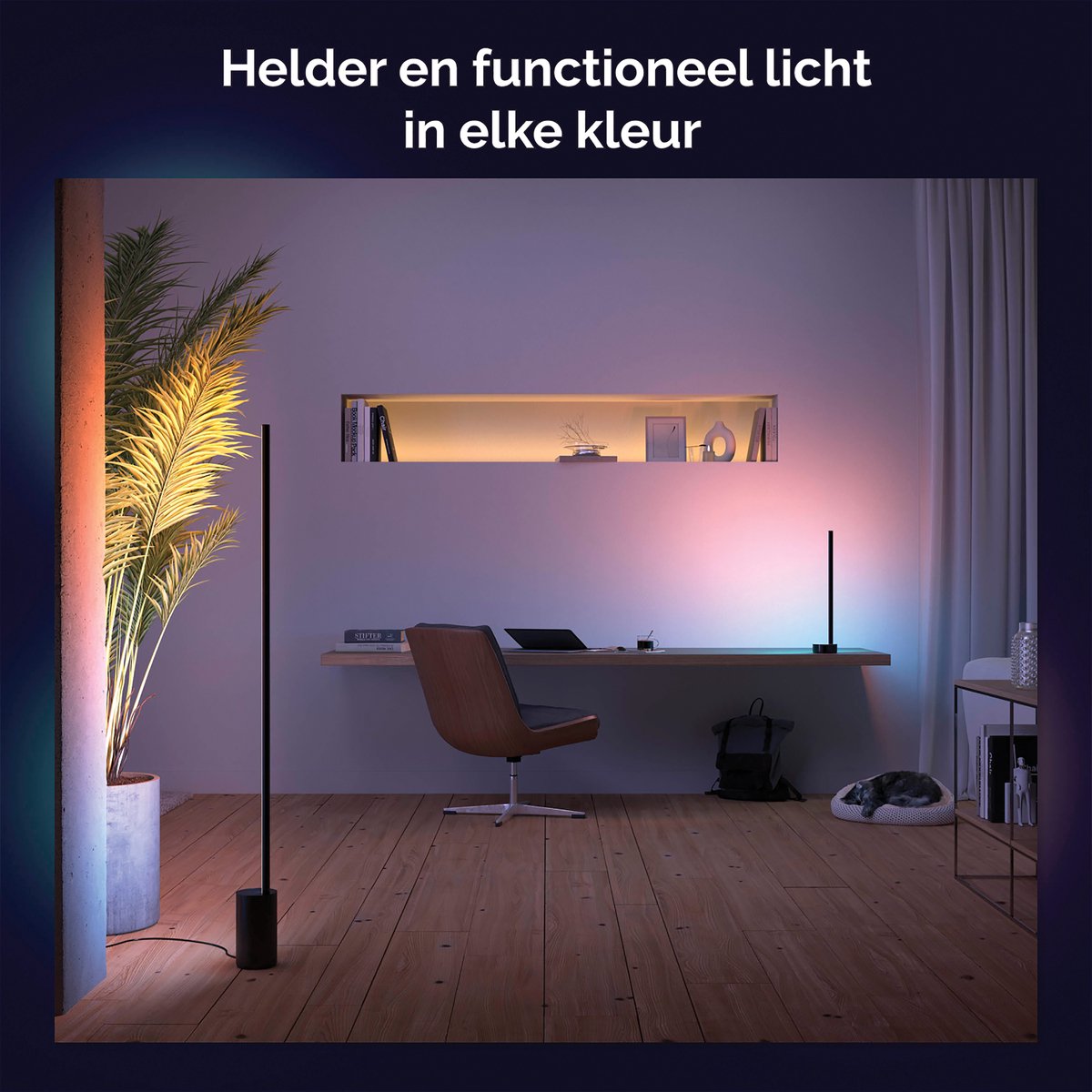 Philips Hue gradient Signe tafellamp - wit en gekleurd licht - zwart — afbeelding 5