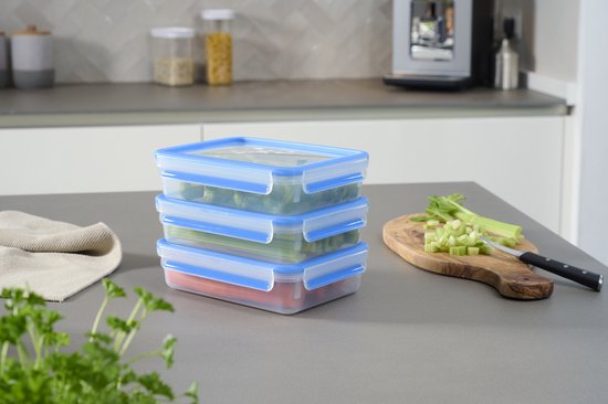 Tefal Masterseal Fresh N1033110 Kit de démarrage de contenants pour aliments frais 3 pièces 3x1,2L
