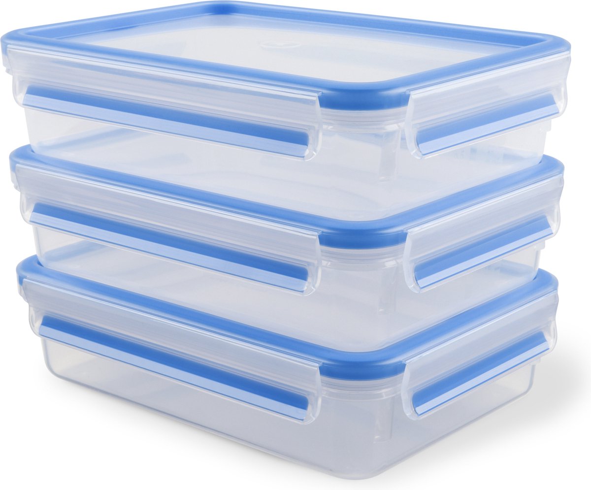 Tefal MasterSeal Fresh - Starterset - 3-delig - 3x1.2L - 100% Lekvrij - BPA-vrij