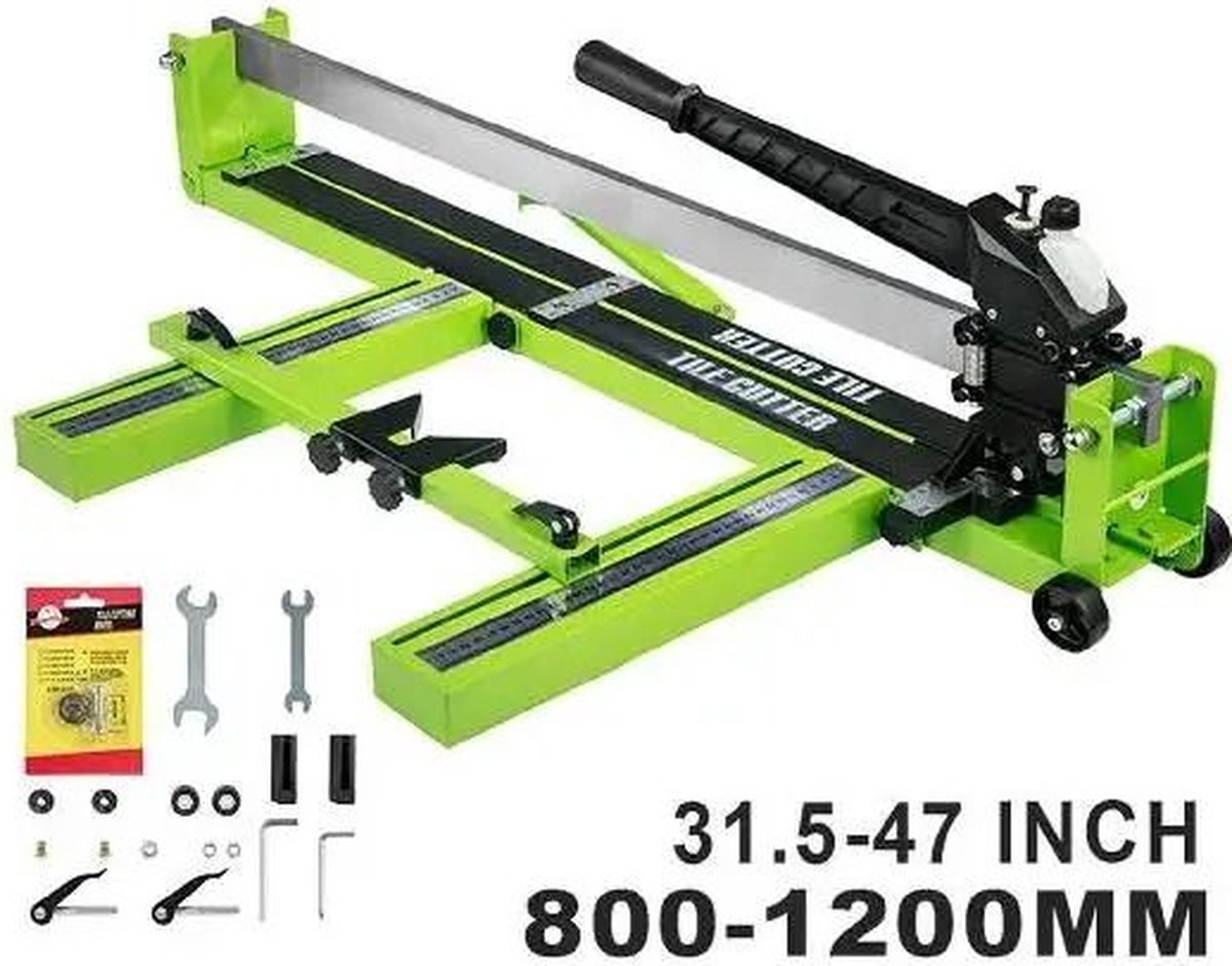 Tegelsnijder 1200mm - Tegelsnijder - Infrarood Laser Positionering - tegelsnijders - tegelsnijmachine - Voor Snijden tegels, Porselein, Keramische