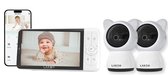 Bol.com Lakoo® BabyGuard Kitty 2 Pack Babyfoon met Camera én App - Uitbreidbaar tot 2 Baby Camera's - Premium HD Wifi Baby Monitor aanbieding