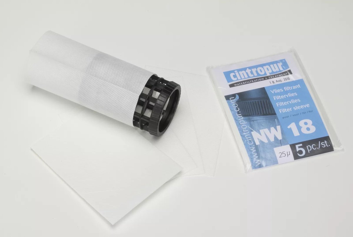 Cintropur - NW18 - filtervlies - filtervliezen - filtervliesset - 25 micron µ - set van 5