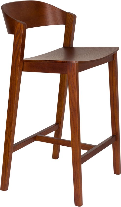 Housecraft Living Wooz Tabouret de bar Chêne Noyer Marron