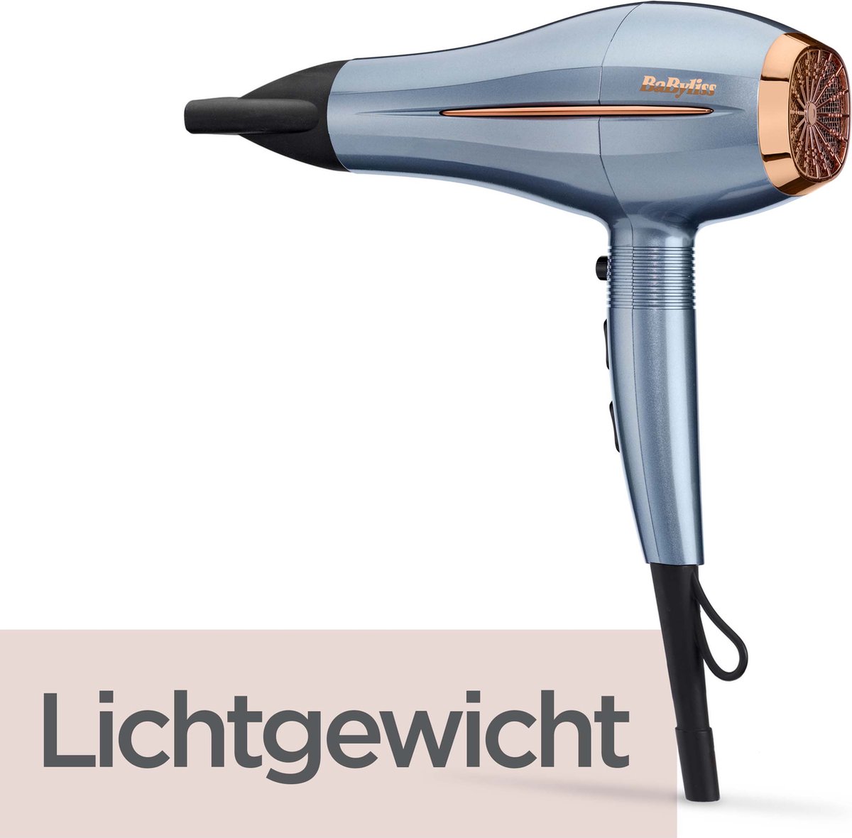 BaByliss Denim Luxe D251PE Föhn - Ionisch - Coolshot - Titanium-keramisch — afbeelding 5