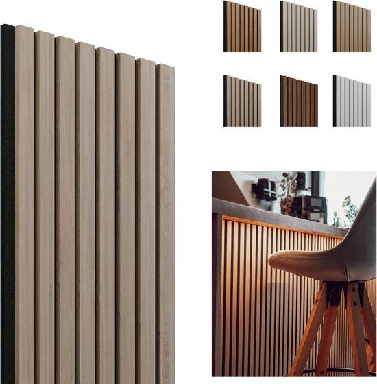 Sonido - Houten Akoestische Panelen | 244x56cm Per Stuk - 1.366 M²