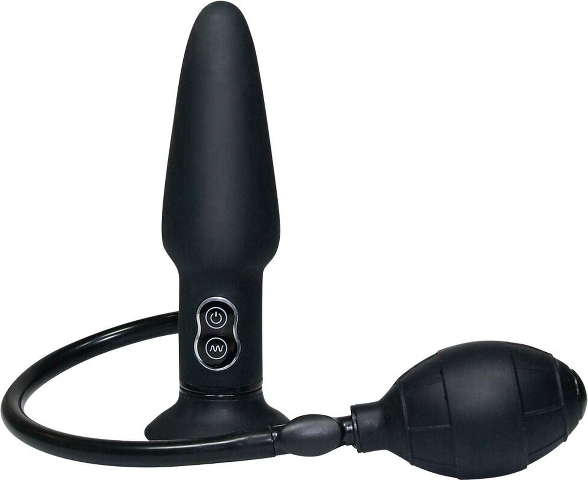 Goedkoopste Vibrerende Oppompbare Buttplug - Anale Plug Met Vibratie