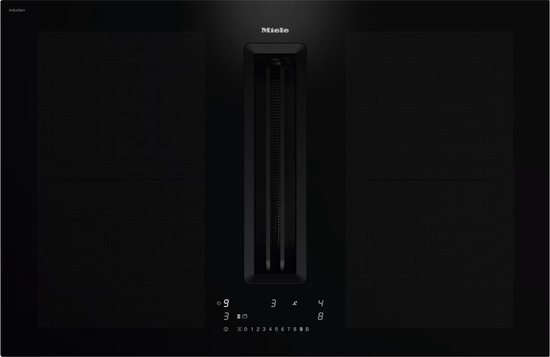 Miele KMDA 7676 FL-U BlackPerfection - Stille TwoInOne Kookplaat met Silence-motor