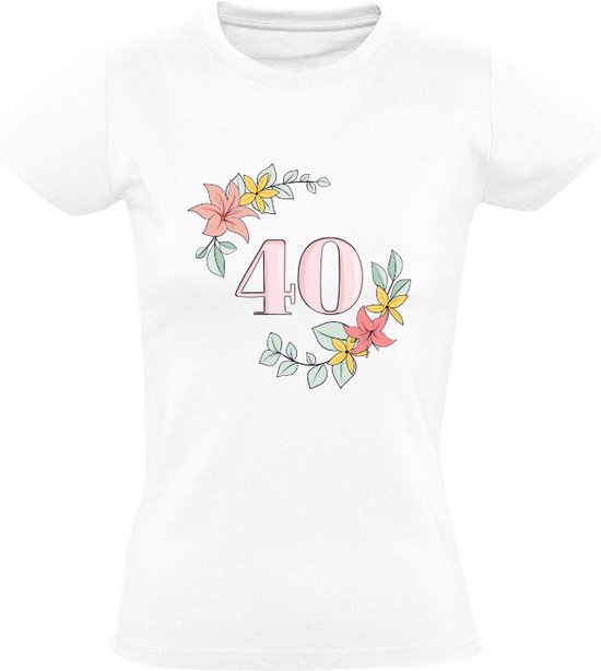 dames t-shirt bloemen print 100% katoen khaki- roze Z2025 - 215585-8233