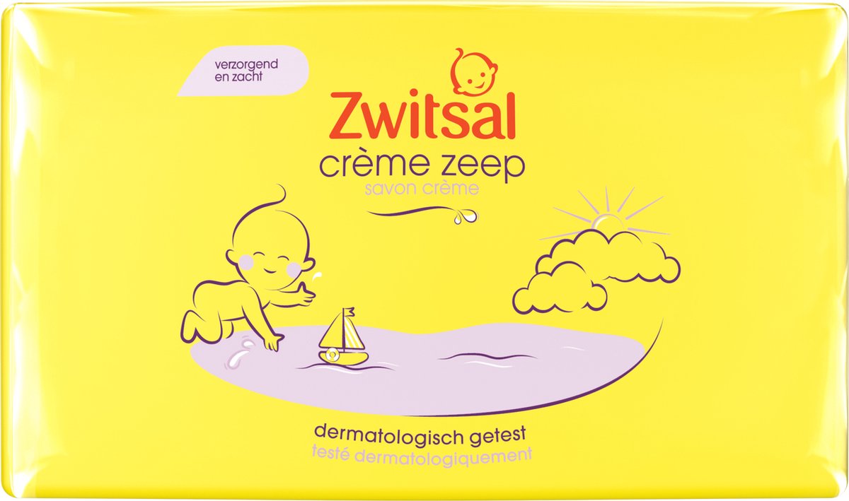 Goedkoopste Zwitsal Creme Zeep 4x90GR