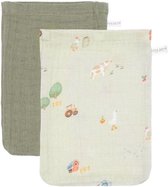 Washandjes set - Groen - Little Farm