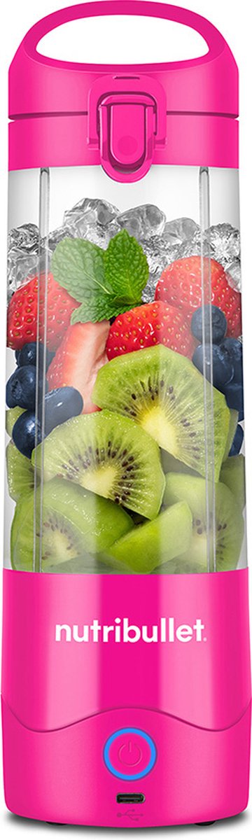nutribullet Portable - Blender To Go - Mini Blender - Draadloos - Fel Roze