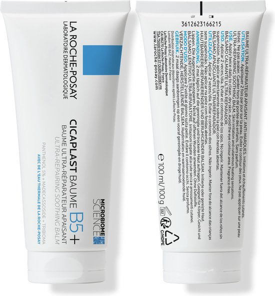 La Roche-Posay Cicaplast B5+ Balsem - Voor een gevoelige huid - Tribioma, Vitamine B5 en Madecassoside - 100ml