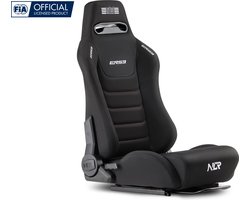 Next Level Racing - ERS3 Elite Verstelbare Racestoel - Stof & Simaero Mesh - Ademende Stof - Zwart