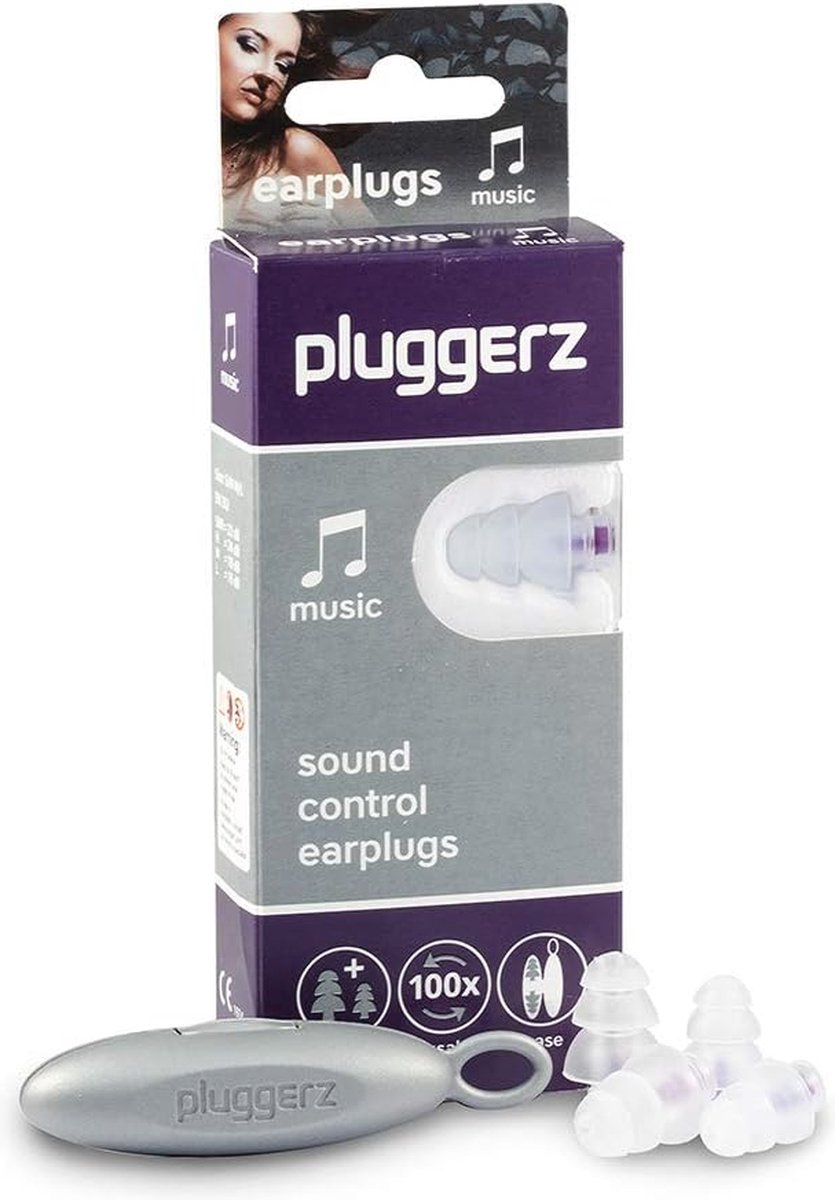 Goedkoopste Oordoppen voor Muziek - 2 Paar (S/M M/L) - Zacht & Comfortabel - Gefilterd - 22 dB - Ideaal voor Festivals en Concerten