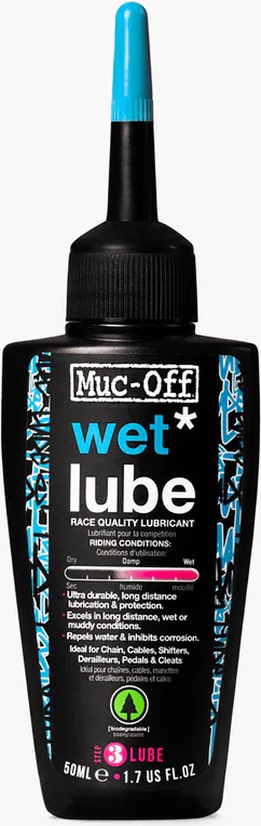 Muc Off Wet Weather Chain Smeermiddel 50ml Transparant
