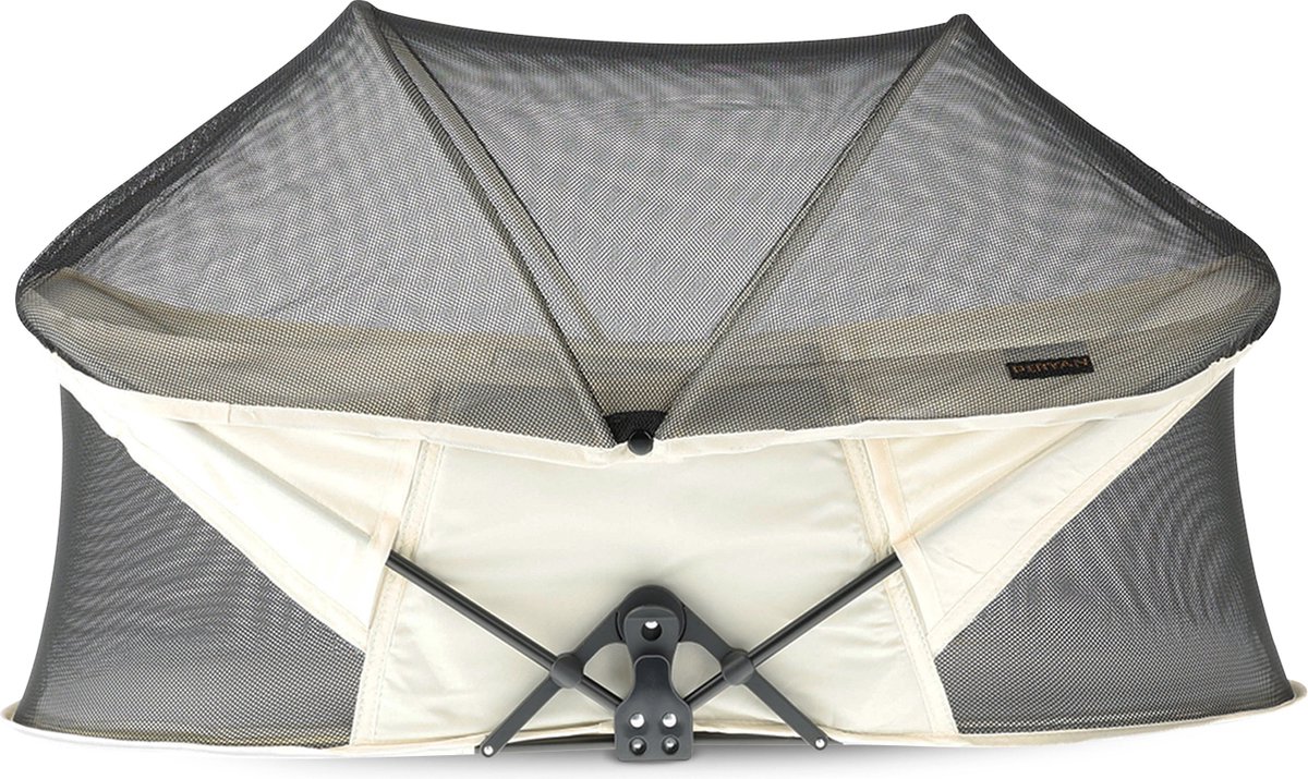 Bol.com Deryan Infant Deluxe BabyBox Campingbedje - Matras en klamboe - Cream aanbieding