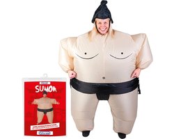 Vivva - Opblaasbaar Kostuum - Carry Me Kostuum - Opblaasbaar Pak - Carnaval Kostuum - Carnavalskleding - Sumo Worstelaar Pak - SUMOCOS