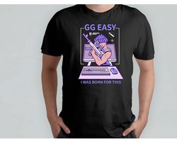 GG Easy - T Shirt - GamerLife - GamingCommunity - GameOn - VideoGames - GamerLeven - GamingGemeenschap - GameAan - Videospellen