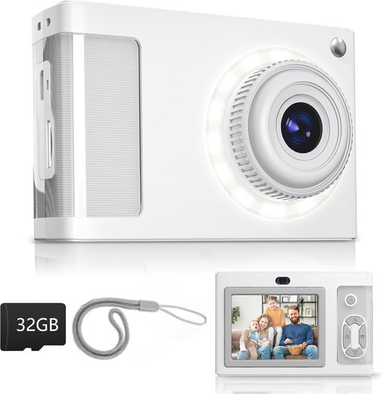 Digitale Camera voor Foto en Video met 2.8-inch IPS Scherm en Flits - Anti- Shake Digitale Camera voor Foto en Video met 2.8-inch IPS Scherm en Flits - Anti- Shake