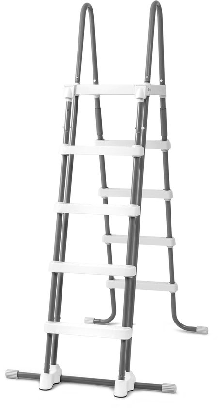 Intex Deluxe Pool Ladder - met verschuifbare treden - 132 cm wandhoogte