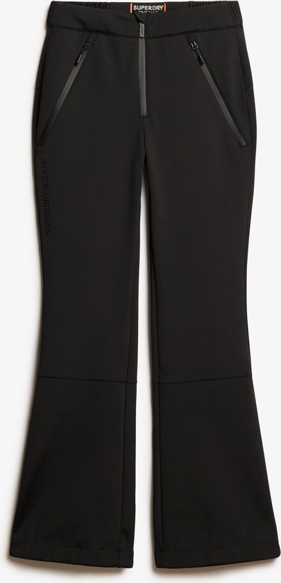 Superdry SKI SOFTSHELL SLIM TROUSERS Pantalon de sports d'hiver pour femme - Noir - Taille L
