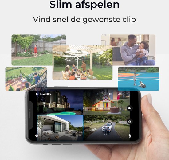 Reolink 4G LTE 5MP beveiligingscamera buiten op batterij, netwerk, Detectie van personen/voertuigen/dieren, 355° pan en 140° kantelen van Reolink — afbeelding 4