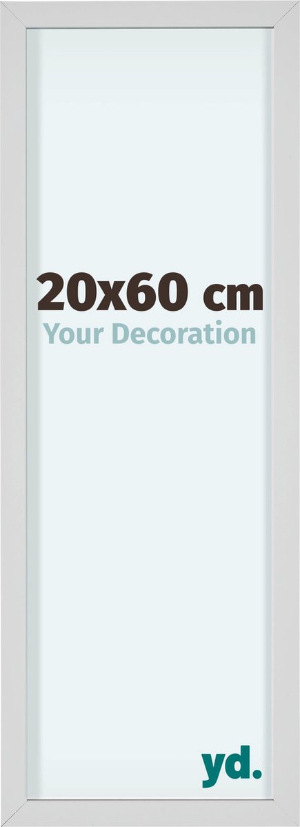 yd. Your Decoration - Fotolijst 20x60 cm - Aluminium - Wit - Virginia