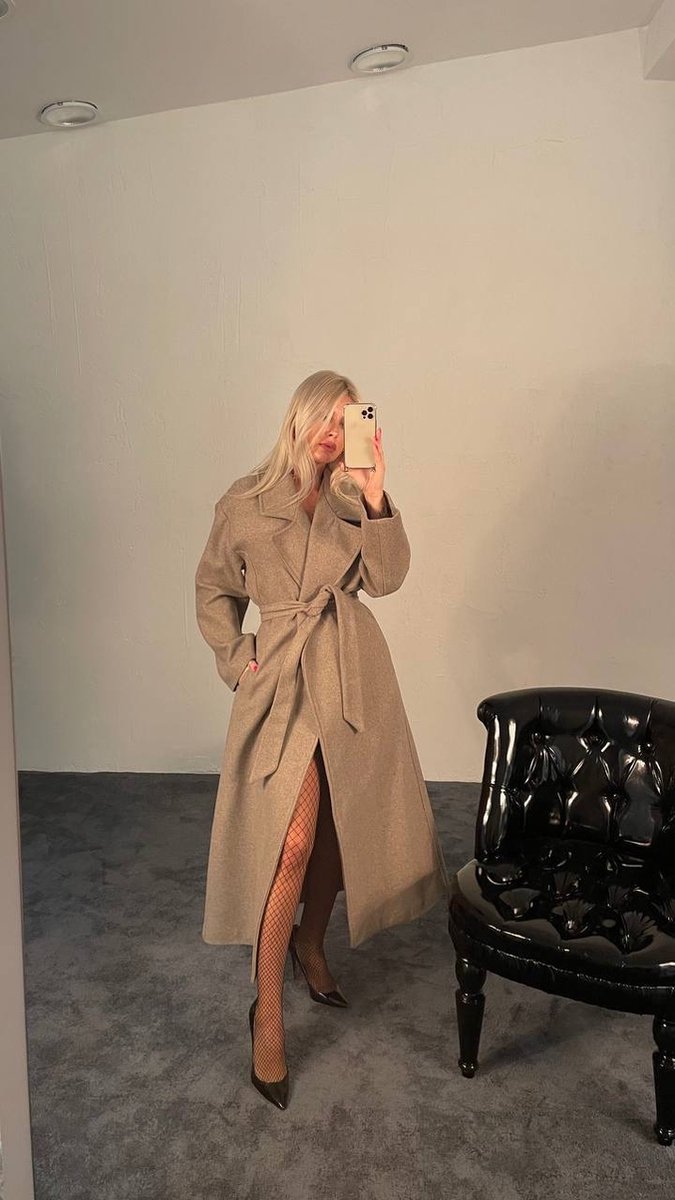 Parka/Met Ceintuur/Bruin/SIRMAZA