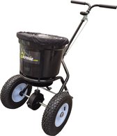 Bol.com Professionele meststofstrooier - strooiwagen - Hermie 23 liter - inclusief scherm en regenhoes - Ideaal voor strooien va... aanbieding