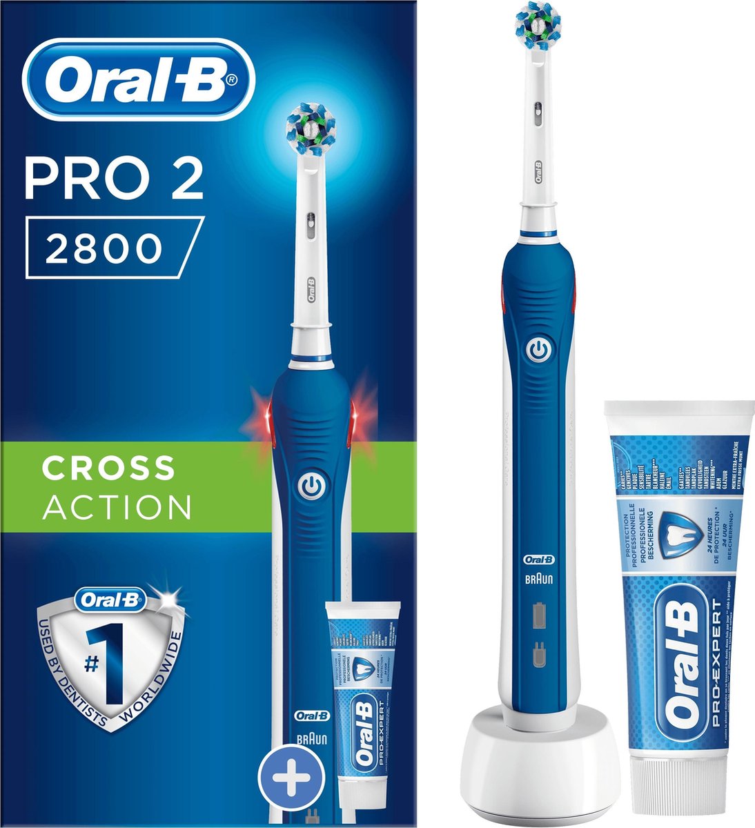 voordeel Opiaat vliegtuigen Oral-B Elektrische Tandenborstel Pro 2 2800 1 Stuk | bol.com