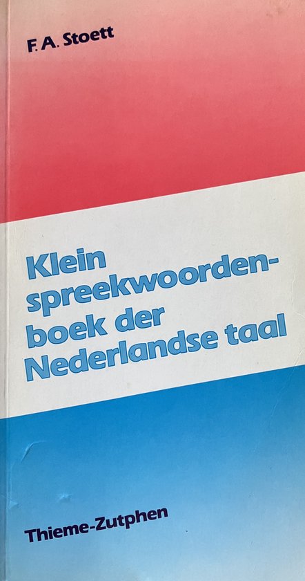 Klein spreekwoordenboek der Nederlandse taal - cover