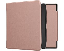 kwmobile e-reader hoesje geschikt voor Pocketbook Era / Era Color hoes - E reader flip case met magnetische sluiting - Ereader cover in roségoud