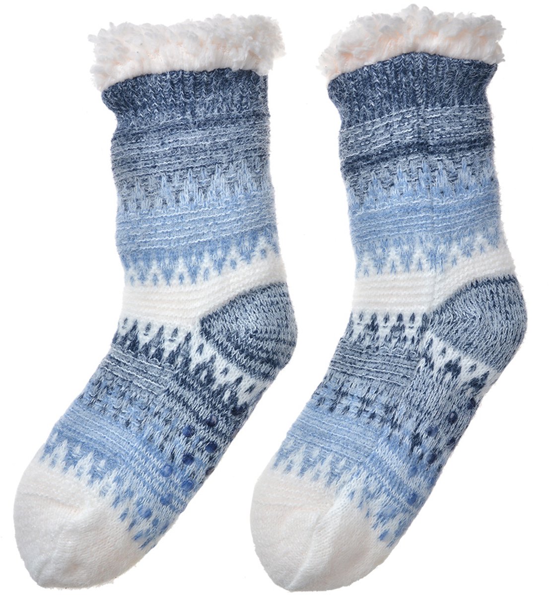 Clayre & Eef Huissokken one size Blauw Synthetisch