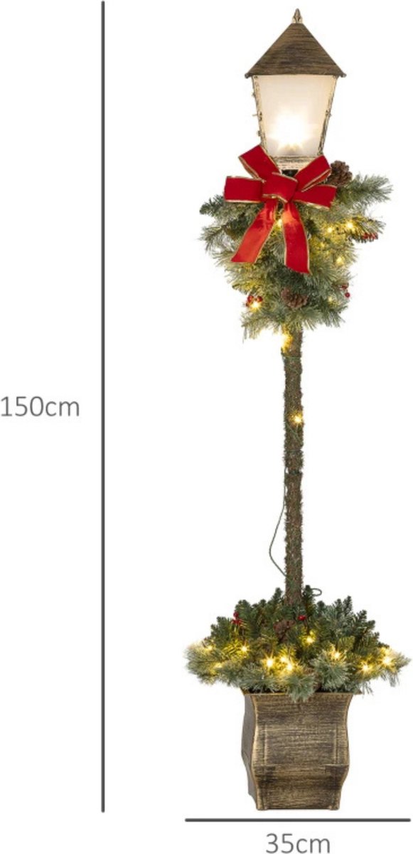 Kerstlantaarn - Kerstverlichting - Kerstversiering - Kerstdecoratie - Kerst - 150 cm – foto 3
