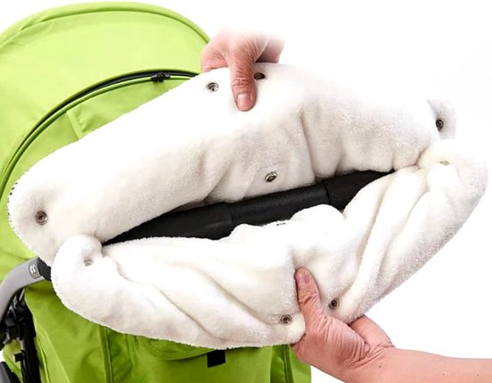 Universele Kinderwagen Handwarmer - Handschoenen - Handwarmer - Grijs - Winter Wanten Buggy van Universele — afbeelding 5