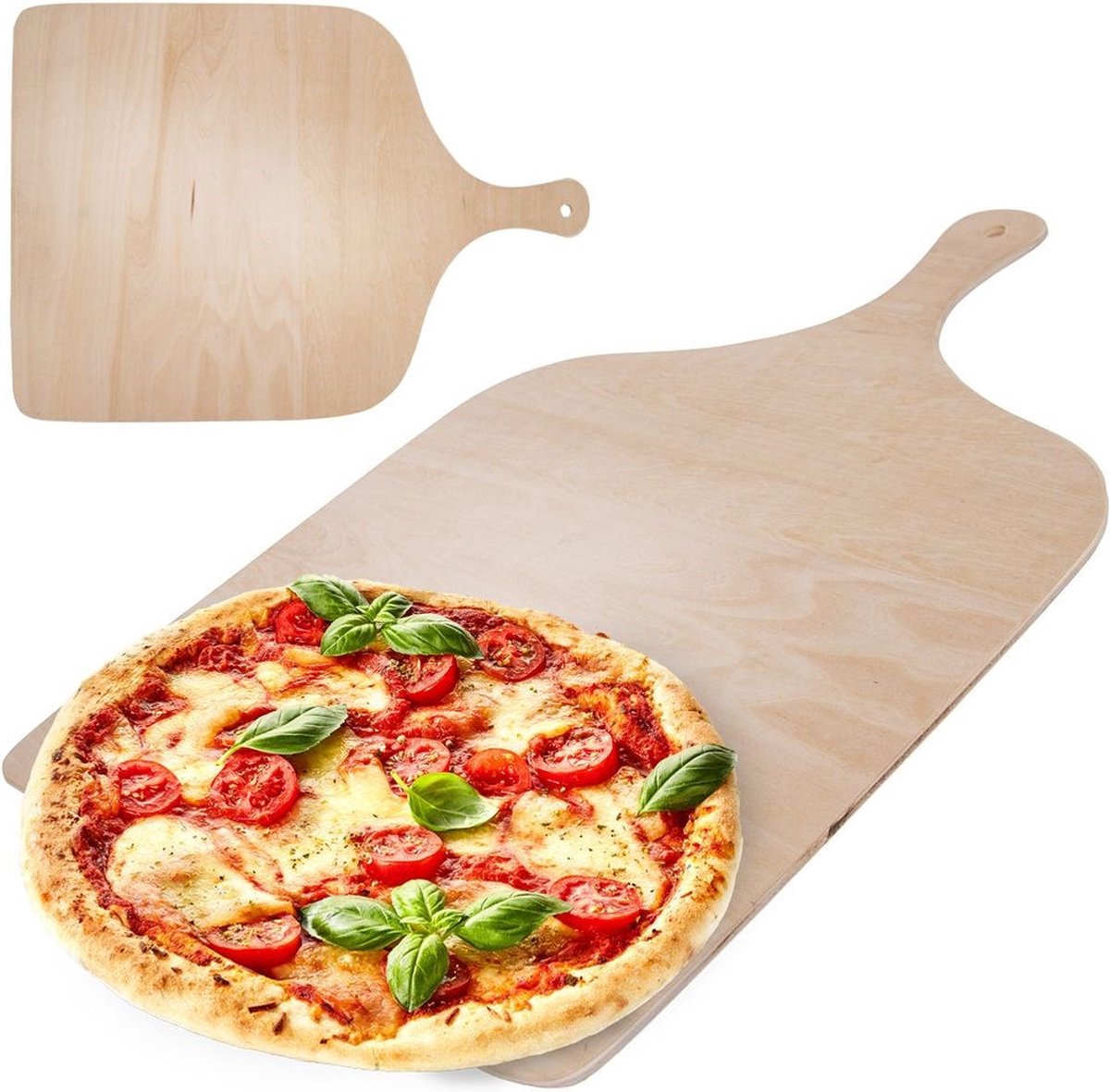 Pizzaschep Houten 41,5x29,5 cm - Pizzaspatel - voor Oven - BBQ - Barbecue