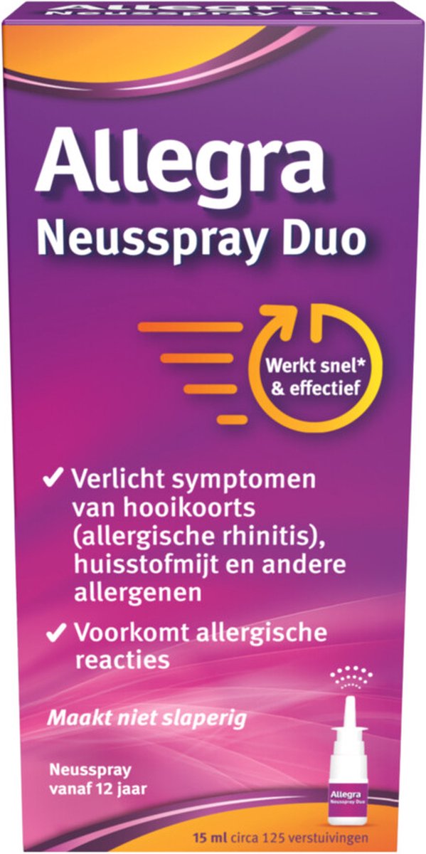 Goedkoopste Allegra Neusspray duo (15ml