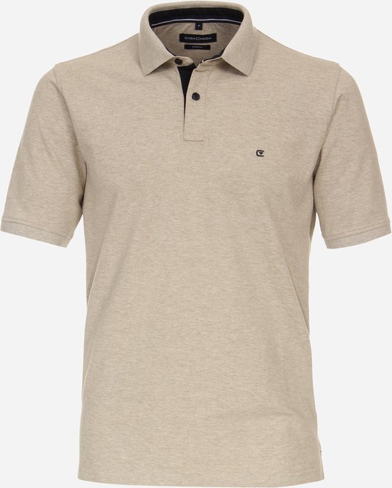 CASA MODA comfort fit heren polo - beige